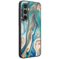 Casimoda Samsung Galaxy A56 hoesje glas - Magic marble