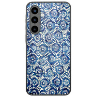 Casimoda Samsung Galaxy A56 hoesje glas - Azure daisies