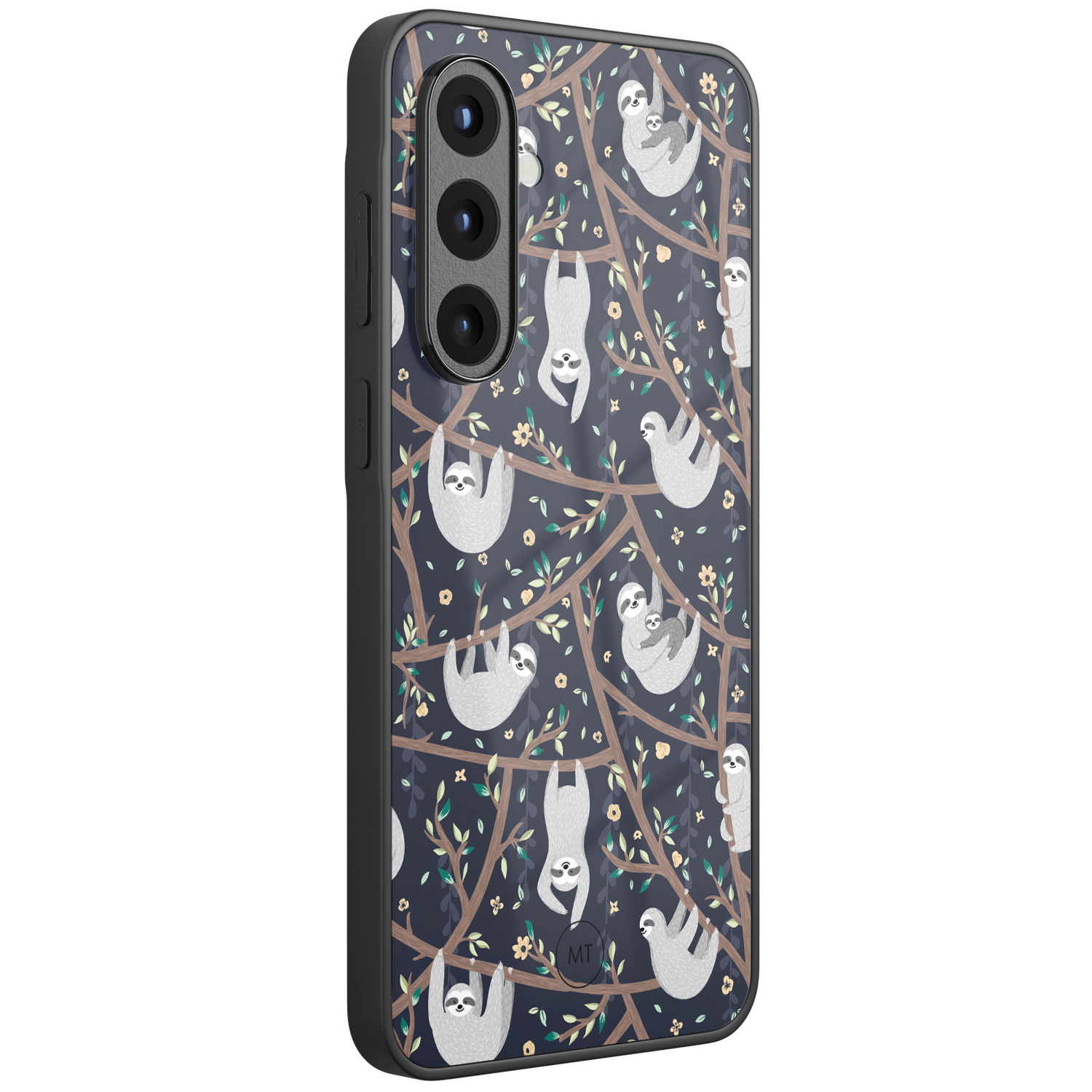 Mooie Telefoonhoesjes Samsung Galaxy A56 hoesje glas - Luiaard print