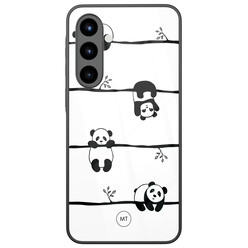Mooie Telefoonhoesjes Samsung Galaxy A56 hoesje glas - Panda