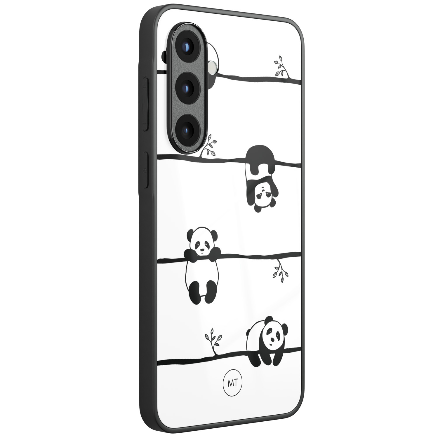 Mooie Telefoonhoesjes Samsung Galaxy A56 hoesje glas - Panda