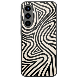 Mooie Telefoonhoesjes Samsung Galaxy A56 hoesje glas - Groovy lines