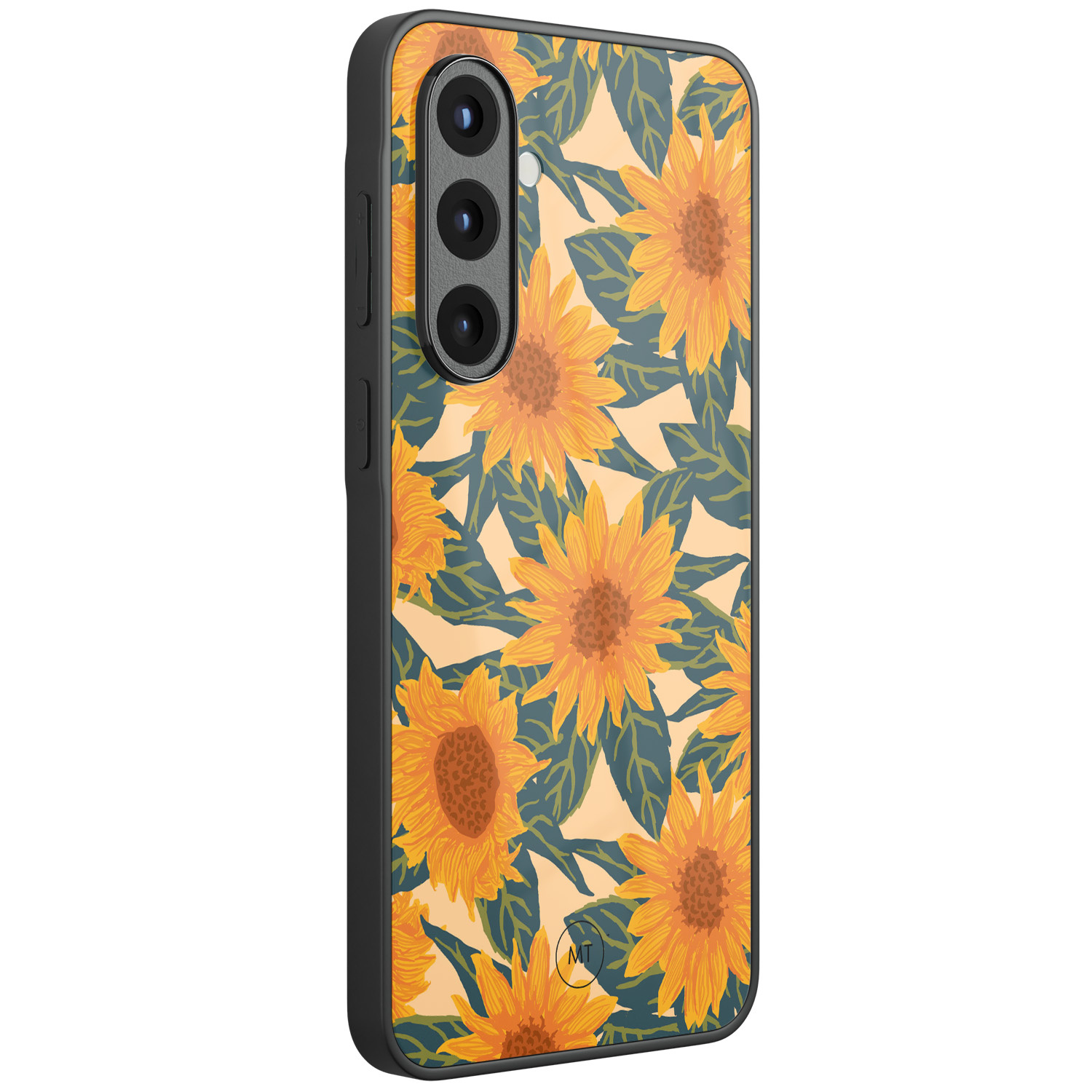 Mooie Telefoonhoesjes Samsung Galaxy A56 hoesje glas - Zonnebloemen