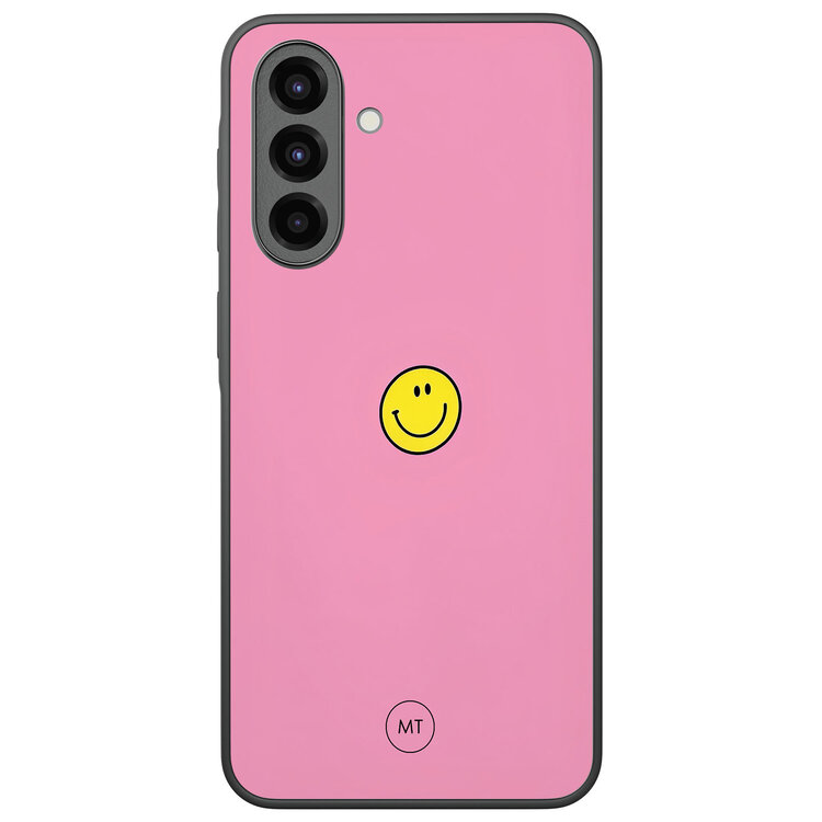 Mooie Telefoonhoesjes Samsung Galaxy A36 hoesje - Pink smiley