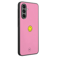 Mooie Telefoonhoesjes Samsung Galaxy A36 hoesje - Pink smiley