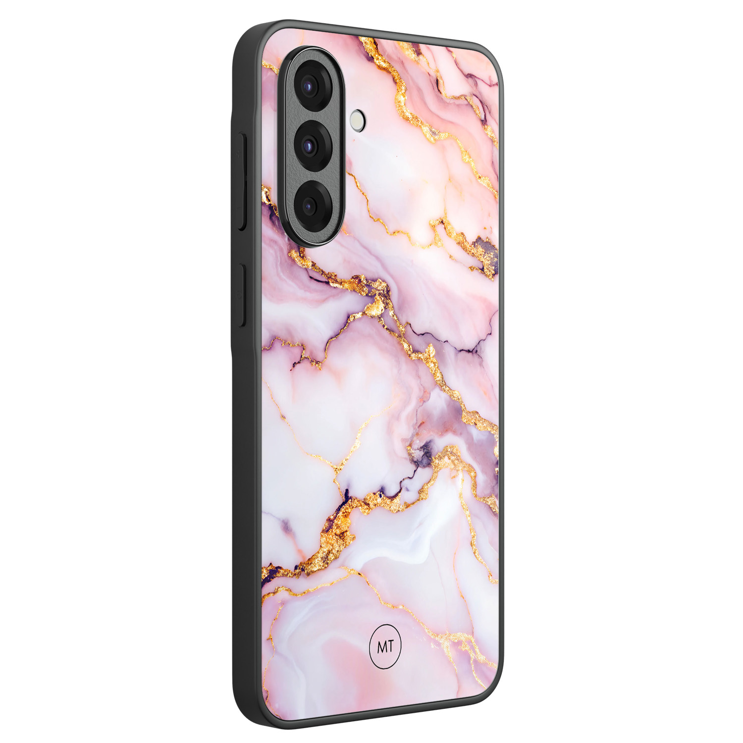 Mooie Telefoonhoesjes Samsung Galaxy A36 hoesje - Marble pink