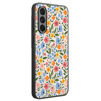 Mooie Telefoonhoesjes Samsung Galaxy A36 hoesje - Romantische bloemen