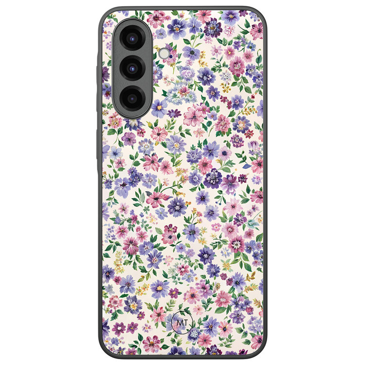 Mooie Telefoonhoesjes Samsung Galaxy A36 hoesje - Purple garden