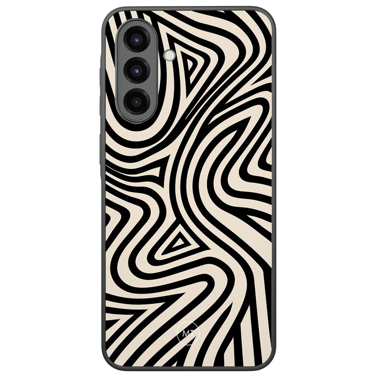 Mooie Telefoonhoesjes Samsung Galaxy A36 hoesje - Groovy lines
