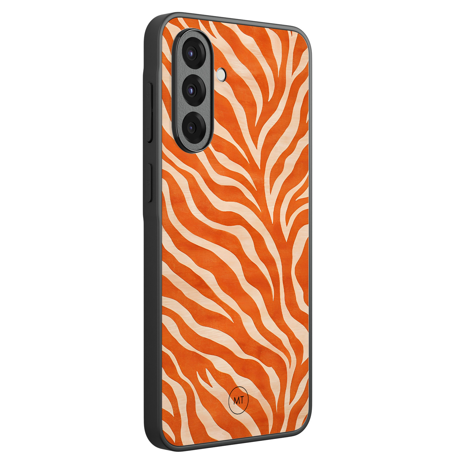 Mooie Telefoonhoesjes Samsung Galaxy A36 hoesje - Zebra oranje
