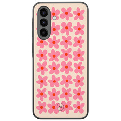 Mooie Telefoonhoesjes Samsung Galaxy A36 hoesje - Retro Blooms