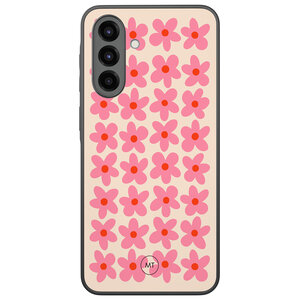 Mooie Telefoonhoesjes Samsung Galaxy A36 hoesje - Retro Blooms