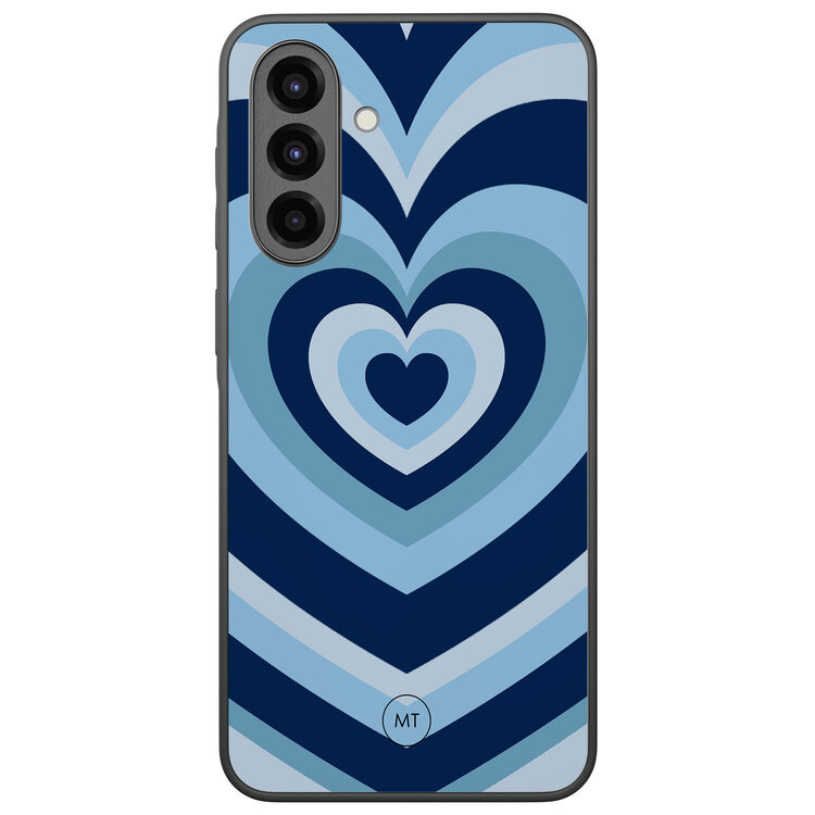 Mooie Telefoonhoesjes Samsung Galaxy A36 hoesje - Hart blauw