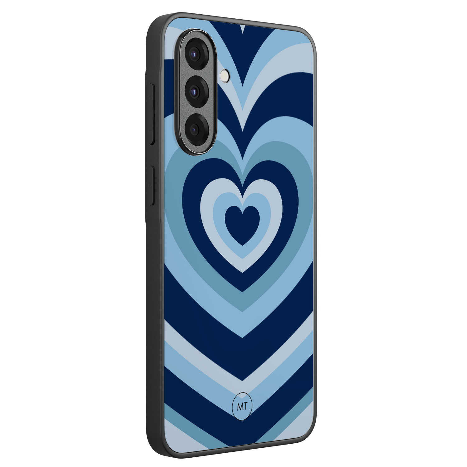 Mooie Telefoonhoesjes Samsung Galaxy A36 hoesje - Hart blauw