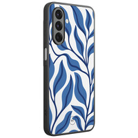 Mooie Telefoonhoesjes Samsung Galaxy A26 hoesje - Blue leaves