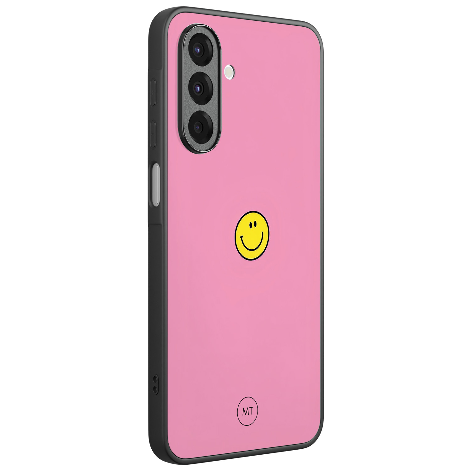 Mooie Telefoonhoesjes Samsung Galaxy A26 hoesje - Pink smiley
