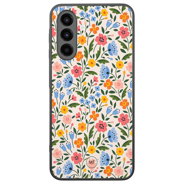 Mooie Telefoonhoesjes Samsung Galaxy A26 hoesje - Romantische bloemen