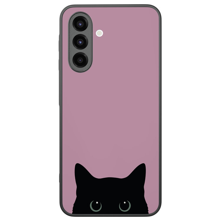 Mooie Telefoonhoesjes Samsung Galaxy A26 hoesje - Zwarte kat