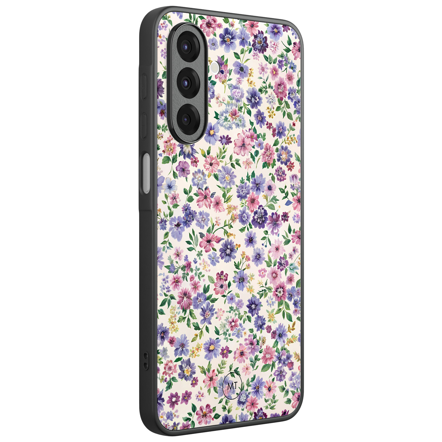 Mooie Telefoonhoesjes Samsung Galaxy A26 hoesje - Purple garden