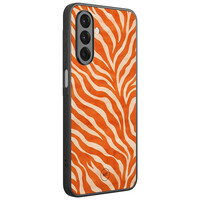 Mooie Telefoonhoesjes Samsung Galaxy A26 hoesje - Zebra oranje