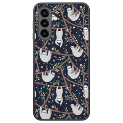 Mooie Telefoonhoesjes Samsung Galaxy A26 hoesje - Luiaard print