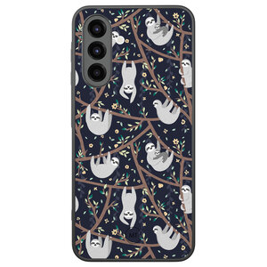 Mooie Telefoonhoesjes Samsung Galaxy A26 hoesje - Luiaard print