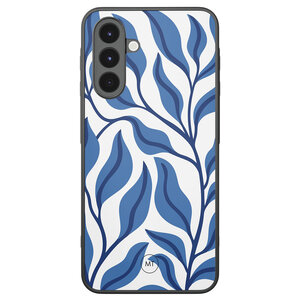 Mooie Telefoonhoesjes Samsung Galaxy A16 hoesje - Blue leaves
