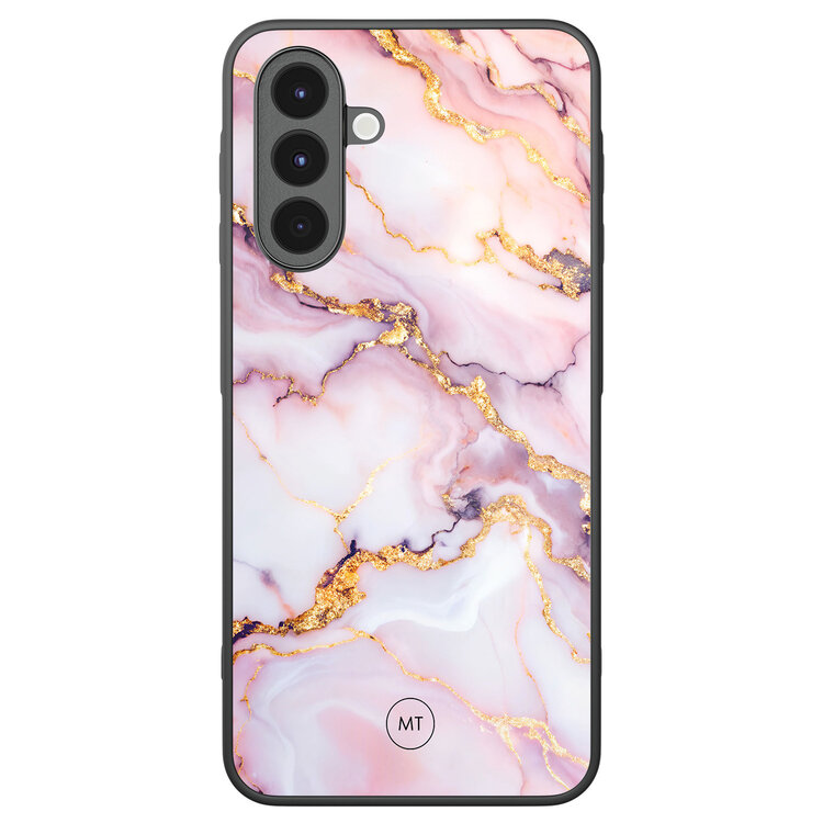 Mooie Telefoonhoesjes Samsung Galaxy A16 hoesje - Marble pink