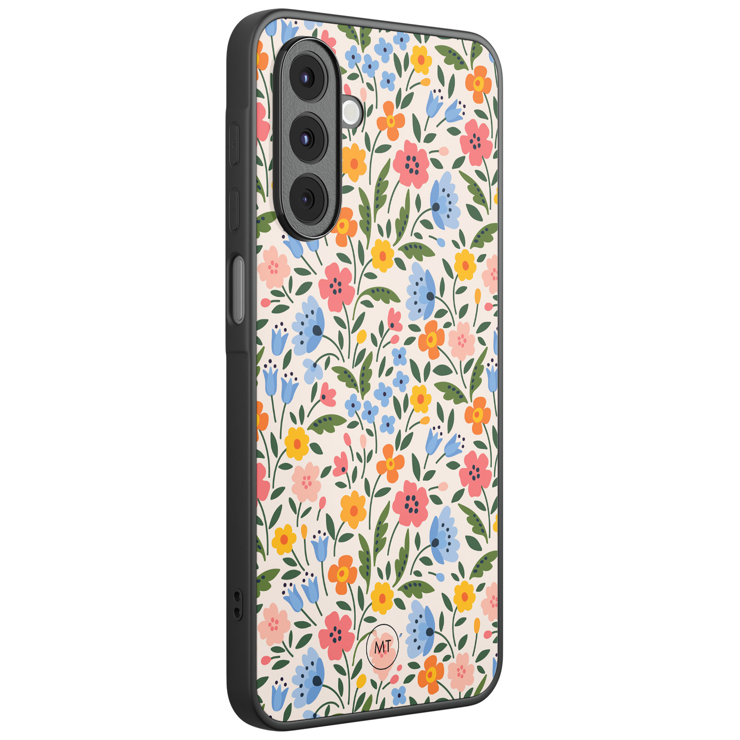 Mooie Telefoonhoesjes Samsung Galaxy A16 hoesje - Romantische bloemen