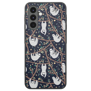 Mooie Telefoonhoesjes Samsung Galaxy A16 hoesje - Luiaard print