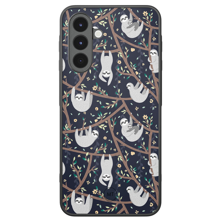 Mooie Telefoonhoesjes Samsung Galaxy A16 hoesje - Luiaard print