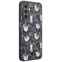 Mooie Telefoonhoesjes Samsung Galaxy A16 hoesje - Luiaard print
