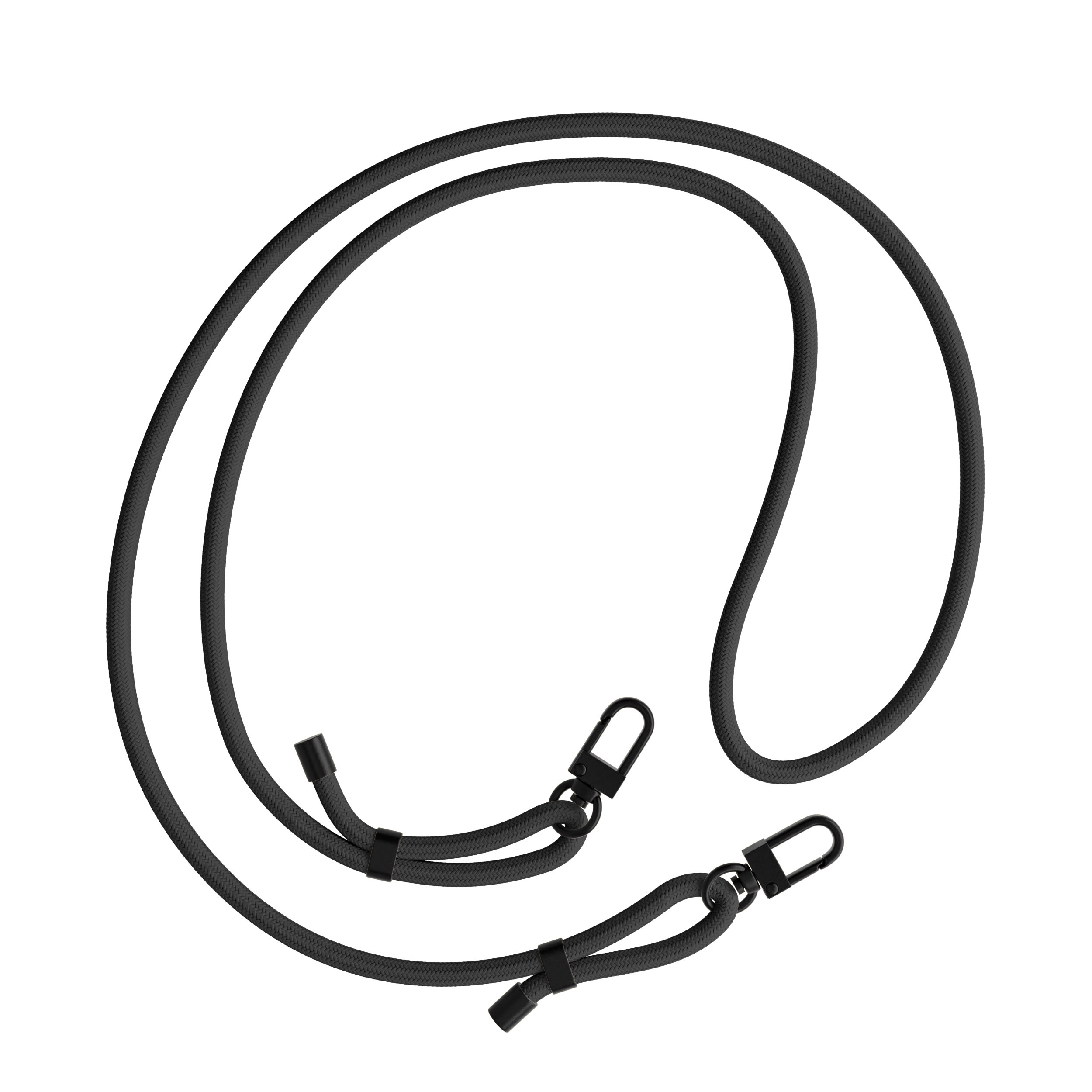 Mooie Telefoonhoesjes Samsung Galaxy A56 hoesje met zwart koord - Palm silhouette