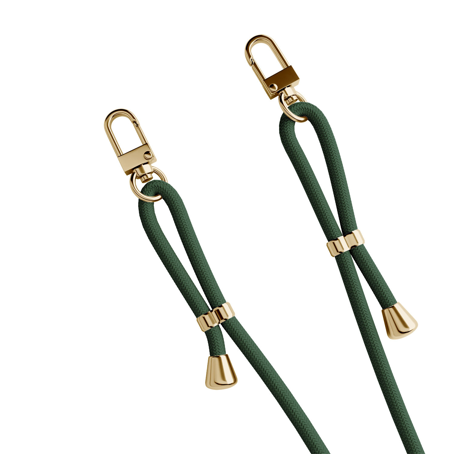 Mooie Telefoonhoesjes Samsung Galaxy A36 hoesje met groen koord - Groen grijs marmer