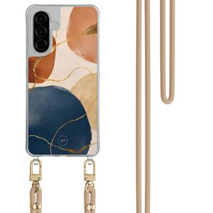 Mooie Telefoonhoesjes Samsung Galaxy A26 hoesje met beige koord - Abstract harmony