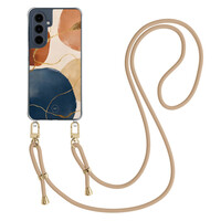 Mooie Telefoonhoesjes Samsung Galaxy A16 hoesje met beige koord - Abstract harmony