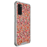Mooie Telefoonhoesjes Samsung Galaxy S20 FE shockproof hoesje - Vintage floral
