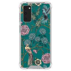 Mooie Telefoonhoesjes Samsung Galaxy S20 FE shockproof hoesje - Bloomy birds
