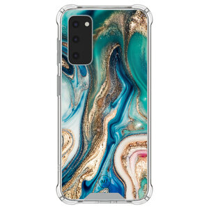 Mooie Telefoonhoesjes Samsung Galaxy S20 FE shockproof hoesje - Magic marble