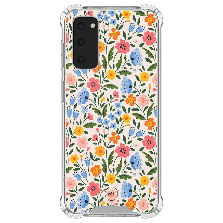Mooie Telefoonhoesjes Samsung Galaxy S20 FE shockproof hoesje - Romantische bloemen