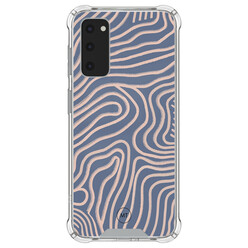 Mooie Telefoonhoesjes Samsung Galaxy S20 FE shockproof hoesje - Flowing lines