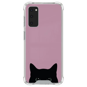 Mooie Telefoonhoesjes Samsung Galaxy S20 FE shockproof hoesje - Zwarte kat