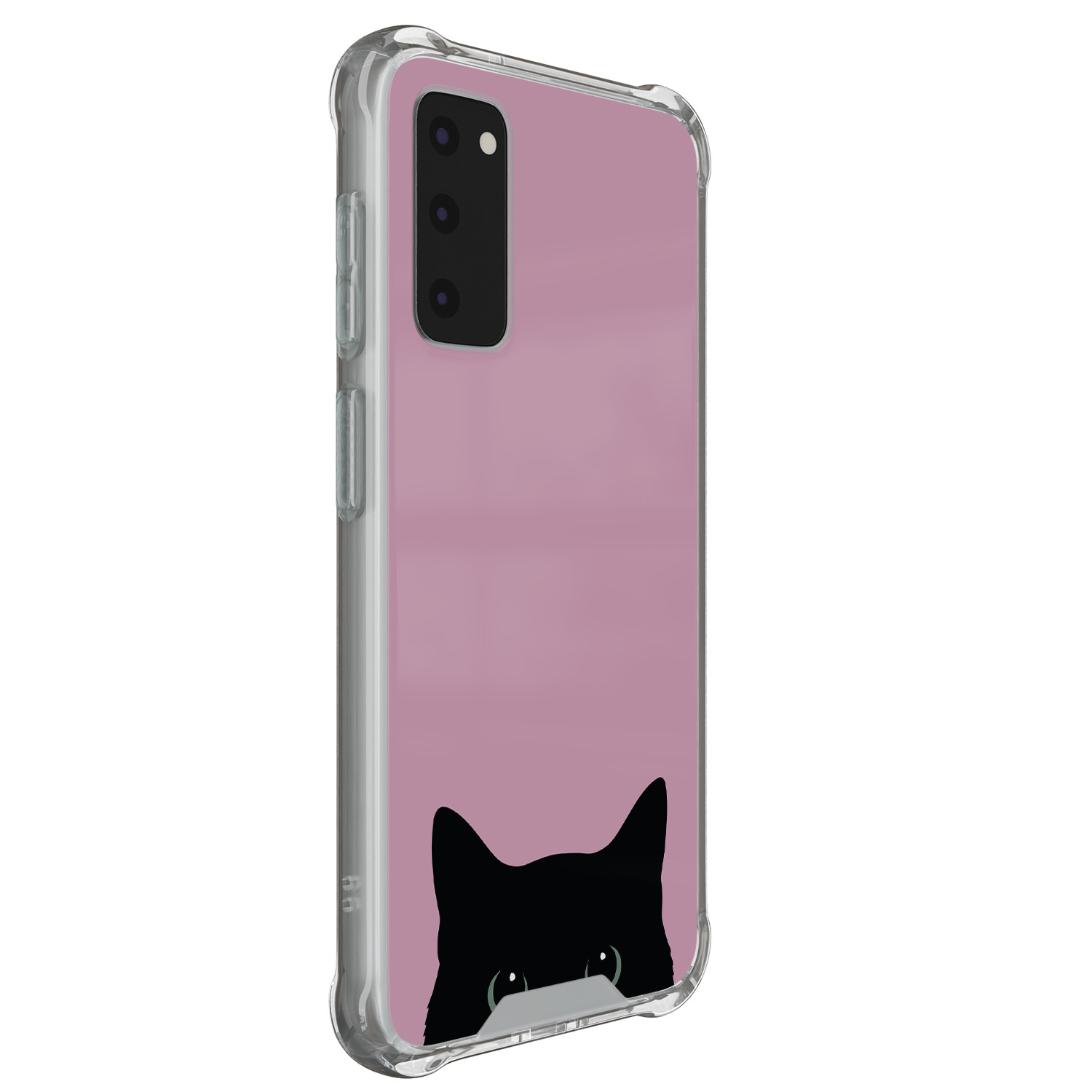 Mooie Telefoonhoesjes Samsung Galaxy S20 FE shockproof hoesje - Zwarte kat