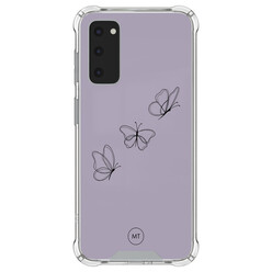Mooie Telefoonhoesjes Samsung Galaxy S20 FE shockproof hoesje - Vlindertjes