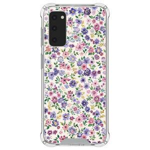 Mooie Telefoonhoesjes Samsung Galaxy S20 FE shockproof hoesje - Purple garden