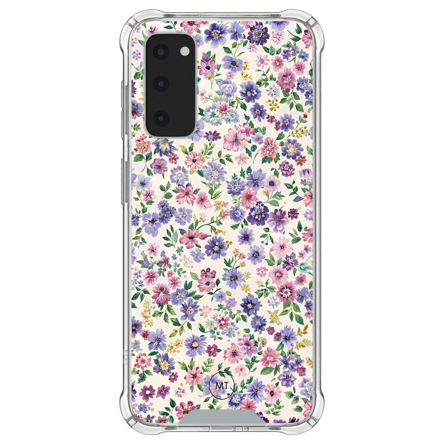 Mooie Telefoonhoesjes Samsung Galaxy S20 FE shockproof hoesje - Purple garden