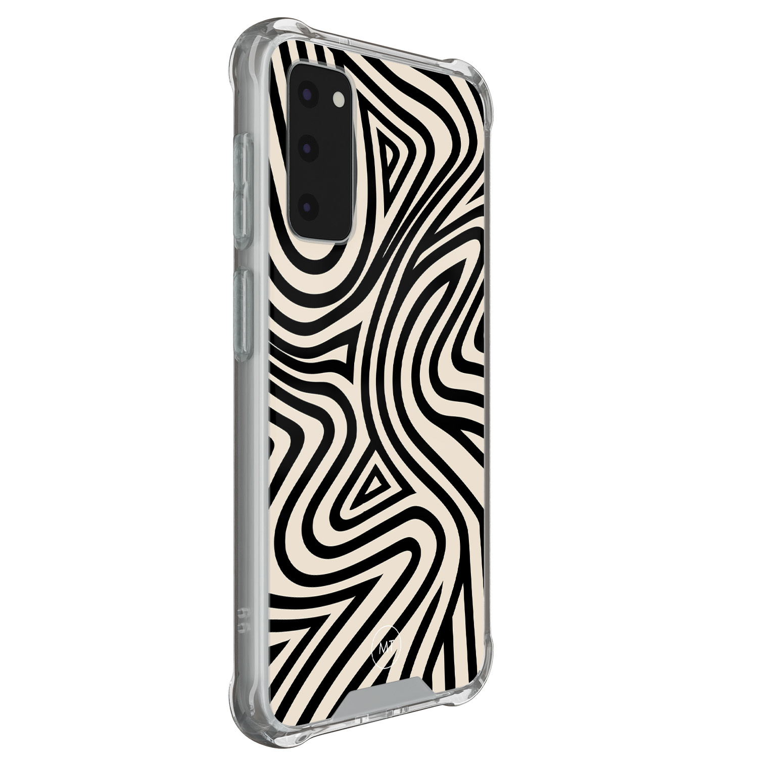 Mooie Telefoonhoesjes Samsung Galaxy S20 FE shockproof hoesje - Groovy lines
