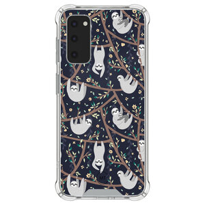 Mooie Telefoonhoesjes Samsung Galaxy S20 FE shockproof hoesje - Luiaard print