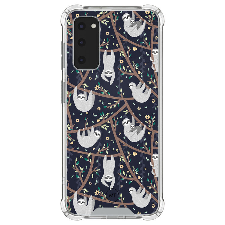 Mooie Telefoonhoesjes Samsung Galaxy S20 FE shockproof hoesje - Luiaard print