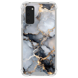 Mooie Telefoonhoesjes Samsung Galaxy S20 FE shockproof hoesje - Marble mist